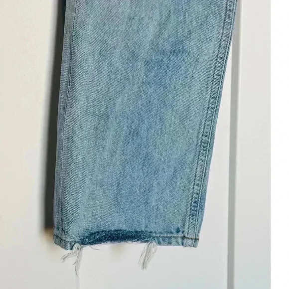AGOLDE Womens Riley High Rise Straight Crop Jeans Size 29 Light Wash - Picture 7 of 11
